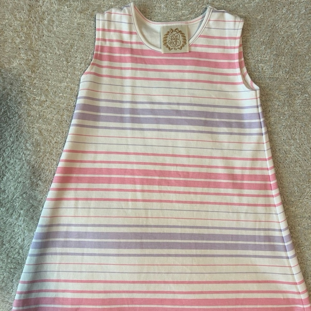TBBC Polly Play Dress in Sea Grape Stripe